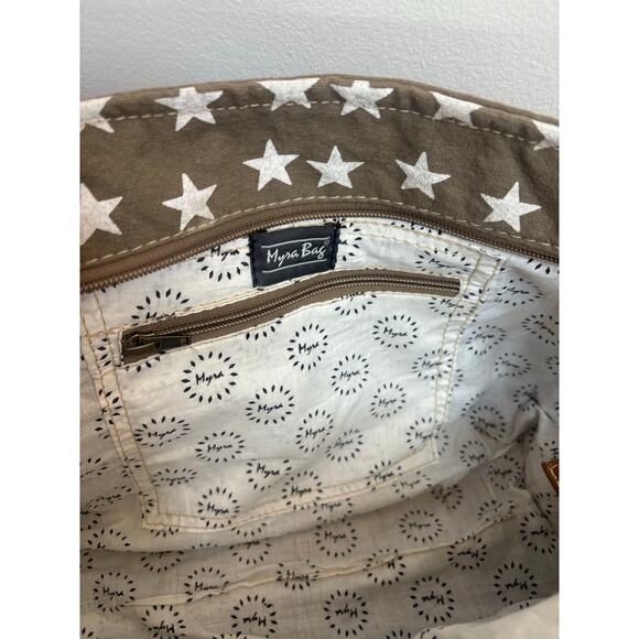 Myra Bag Freedom of Star Bag Canvas and Leather Excellent Condition - Picture 9 of 10